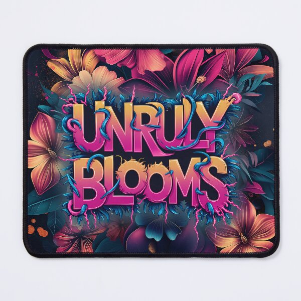Item preview, Unruly Blooms – Wild Floral Rebellion Art designed and sold by ChaoticInkwell.