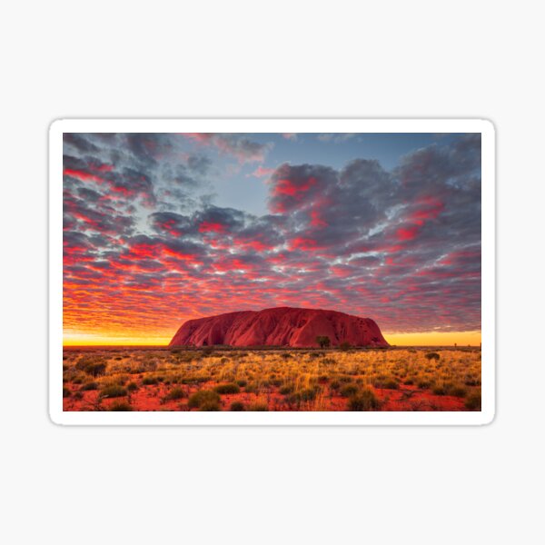 Ayers Rock (Uluru) Sunrise, Australia Sticker