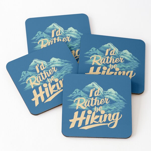 Item preview, I'd Rather Be Hiking designed and sold by NosandEdgy.
