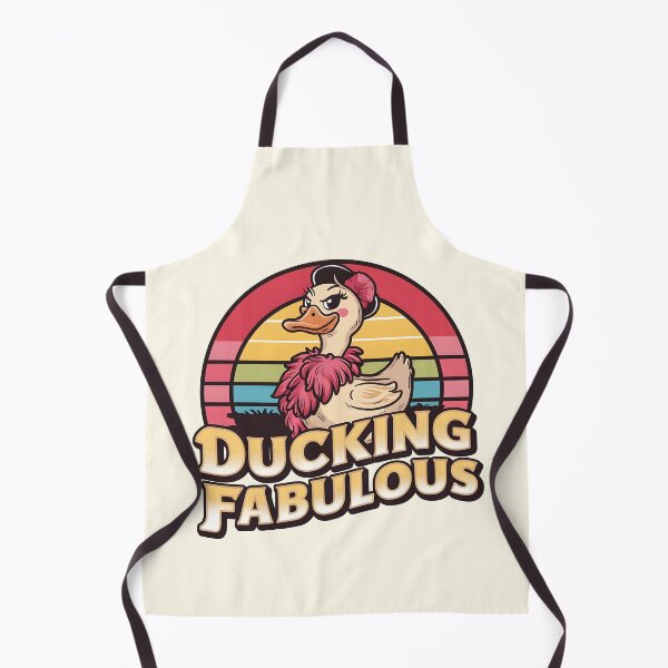 Item preview, Ducking Fabulous – Sassy Duck Pun  designed and sold by Jollys-ArtShop.