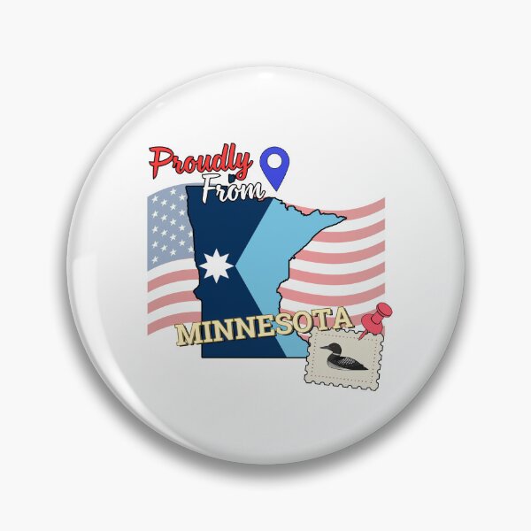 Item preview, Proudly from Minnesota - USA state design designed and sold by PHRASEandSTYLE.