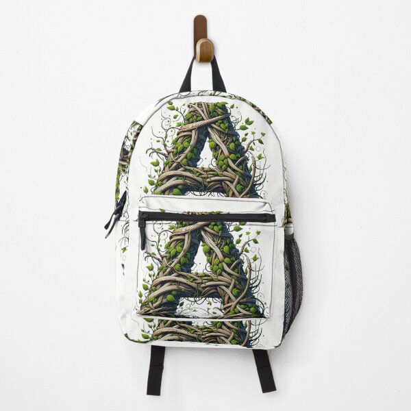 Item preview, the letter A monogram surrounded by roots and vines designed and sold by Highpinch.