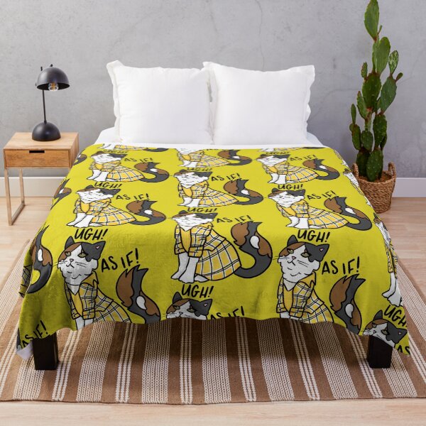 Item preview, Ugh As If! Calico Cat High Quality Art 90s Clueless Plaid Cher Spoiled Nostalgia Nostalgic Comedy designed and sold by familiarsadie.