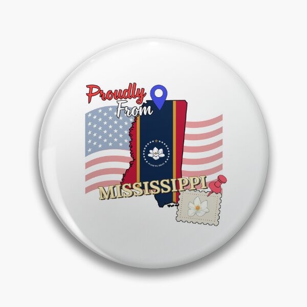 Artikelvorschau, Stolz aus Mississippi - USA-Staatsdesign entworfen und verkauft von PHRASEandSTYLE.