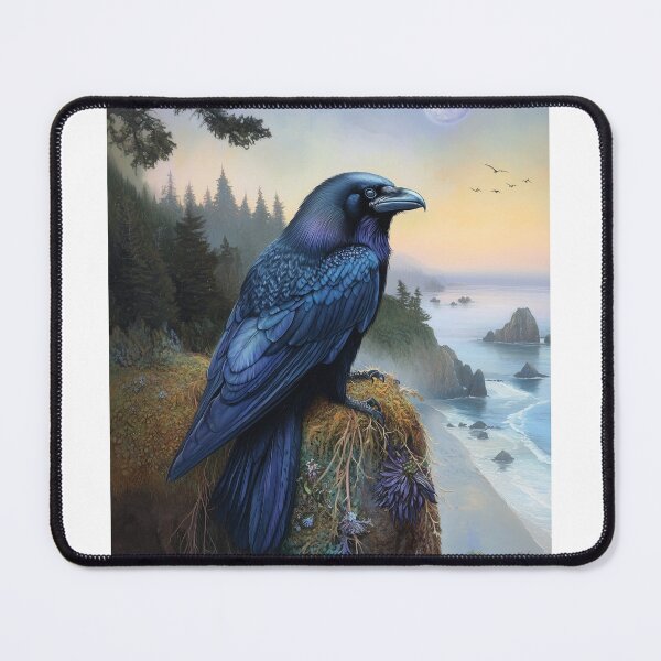 Item preview, Raven Medicine Spirit: Guardian of Pacific Northwest Coastlines designed and sold by ACuriousshoppe.