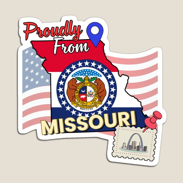 Artikel-Vorschau von Stolz aus Missouri - USA-Staatsdesign, designt und verkauft von PHRASEandSTYLE.