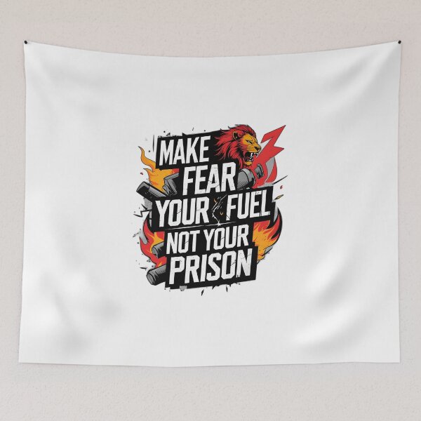 Item preview,  Make Fear Your Fuel, Not Your Prison designed and sold by Cool Cash Tees .