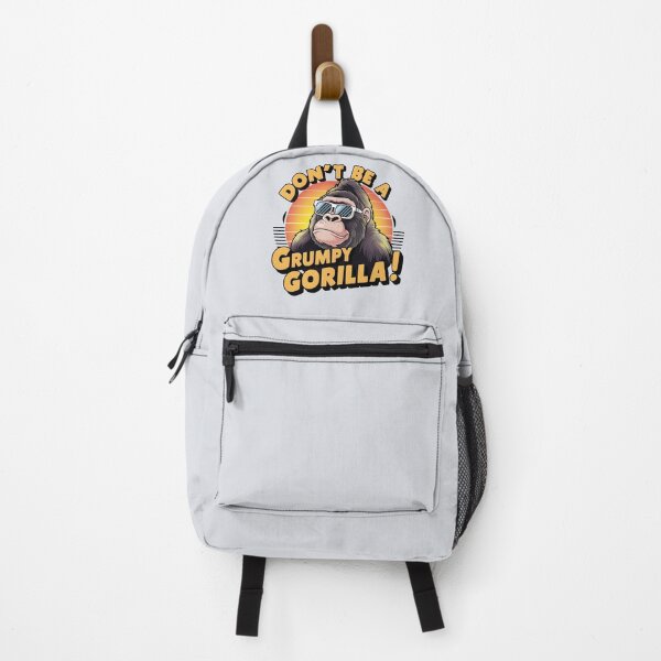 Item preview, Don’t Be a Grumpy Gorilla! – Cool Gorilla Pun  designed and sold by Jollys-ArtShop.