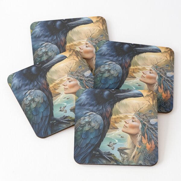 Item preview, Raven Spirit Medicine: Guardian of Pacific Northwest designed and sold by ACuriousshoppe.