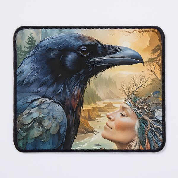 Item preview, Raven Spirit Medicine: Guardian of Pacific Northwest designed and sold by ACuriousshoppe.