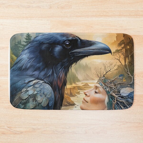 Item preview, Raven Spirit Medicine: Guardian of Pacific Northwest designed and sold by ACuriousshoppe.