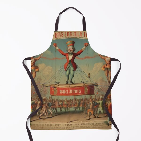 Item preview, 1800's vintage circus poster tight rope walkers designed and sold by The Far Far North.
