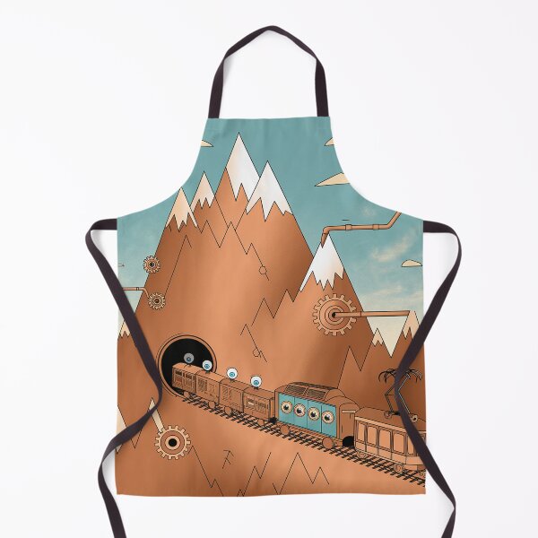 Item preview, Mountain landscape with a train. designed and sold by Lilashakti ⭐️ ⭐️ ⭐️ ⭐️ ⭐️.