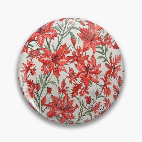 Item preview, Vibrant red flowers designed and sold by CoolPixels.