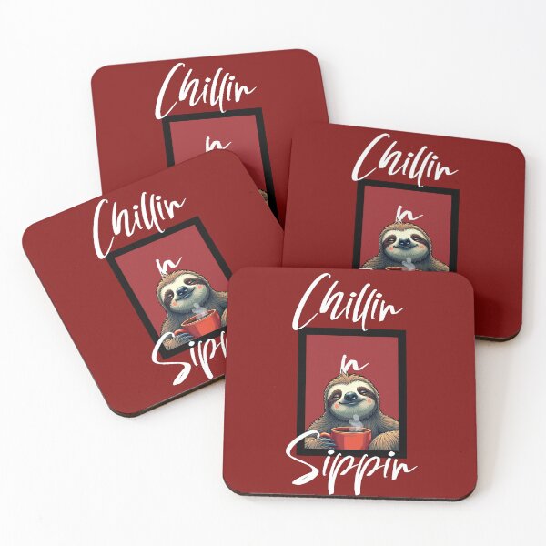Item preview, Coffee Sloth / Chillin n Sippin designed and sold by DarrenAshenOne.