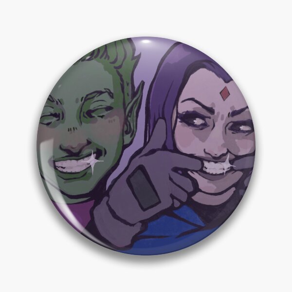 Item preview, Beast boy and Raven designed and sold by MiniMleko.