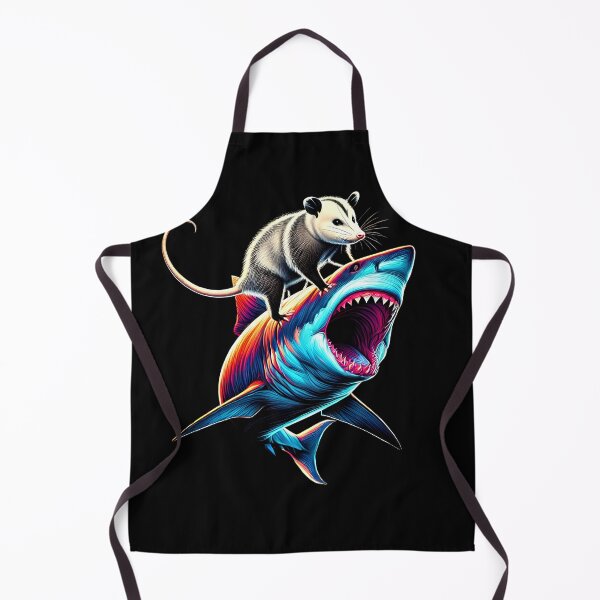 Item preview, Funny Possum Riding Shark Opossum Lover designed and sold by Kimberley King Art  King Art.
