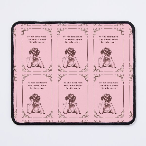 Item preview, Future Would be this Crazy, Vintage Woman, Pink  designed and sold by AASparksDesigns.