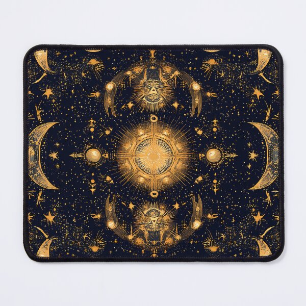 Item preview, Mysterious crescent moon seamless pattern 3 designed and sold by ArchDS.