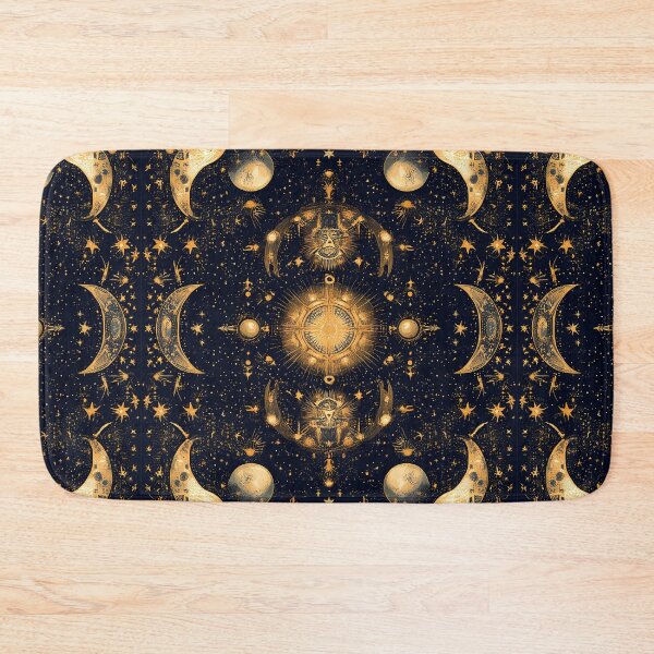 Item preview, Mysterious crescent moon seamless pattern 3 designed and sold by ArchDS.