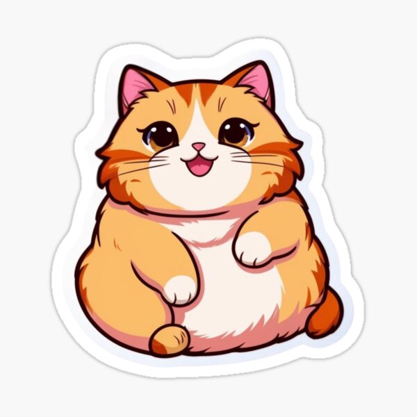Item preview, cute big kitty designed and sold by Cute World.