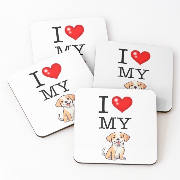 Item preview, I Love My Dog designed and sold by TendenciaImpressa.