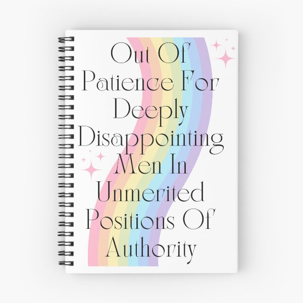 Item preview, Out Of Patience For Deeply Disappointing Men In Unmerited Positions Of Authority designed and sold by Alberto Dominguez.