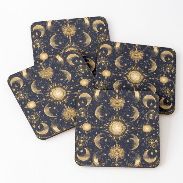Item preview, Mysterious crescent moon seamless pattern 4 designed and sold by ArchDS.