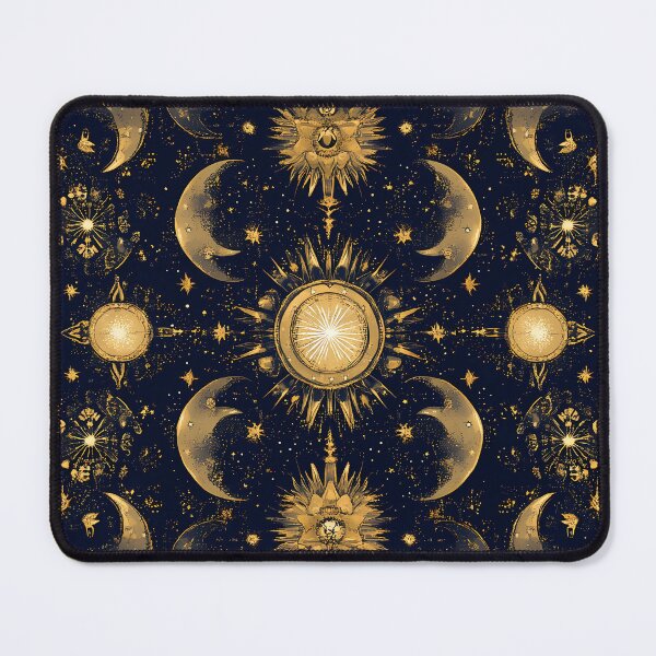 Item preview, Mysterious crescent moon seamless pattern 4 designed and sold by ArchDS.