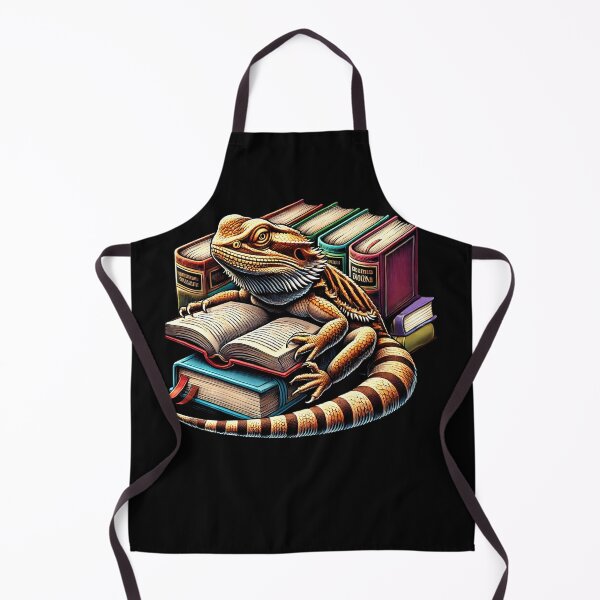 Item preview, Bearded Dragon Reading Book Reader Bookworm Bearded Dragon Lover designed and sold by Kimberley King Art King Art.