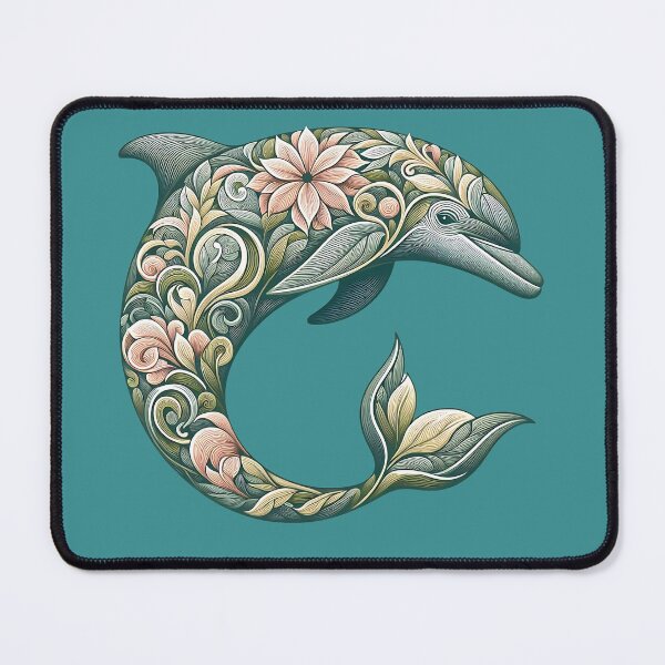 Item preview, Bottlenose Dolphin Botanical Nature Art Illustration2 designed and sold by BirdsnStuff.