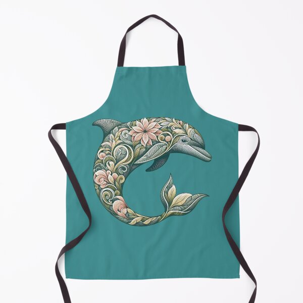 Item preview, Bottlenose Dolphin Botanical Nature Art Illustration2 designed and sold by BirdsnStuff.