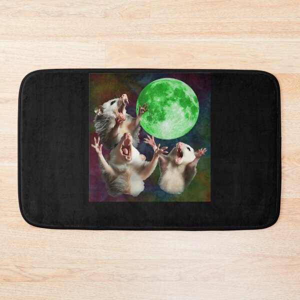 Item preview, Possum Moon Howling Opossum 3 Head Funny Weird Cursed  designed and sold by MOHAMED FRASER.