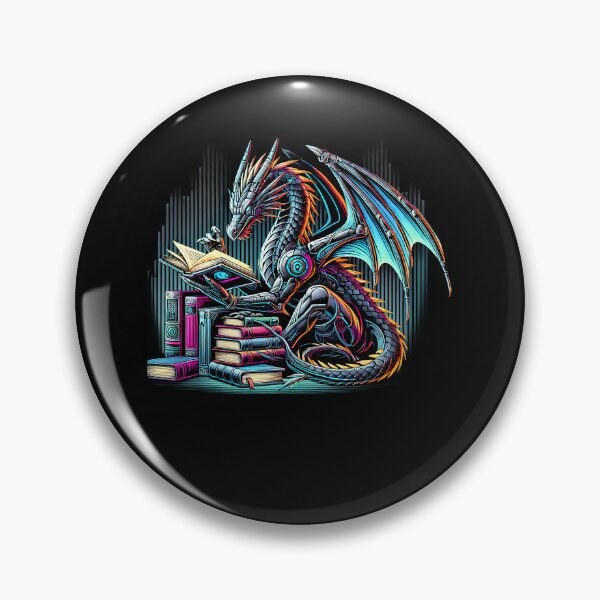 Item preview, Dragon Reading Book Reader Dragon Lover Bookworm designed and sold by Kimberley King Art  King Art.