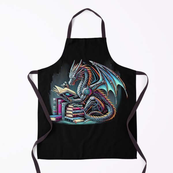 Item preview, Dragon Reading Book Reader Dragon Lover Bookworm designed and sold by Kimberley King Art  King Art.