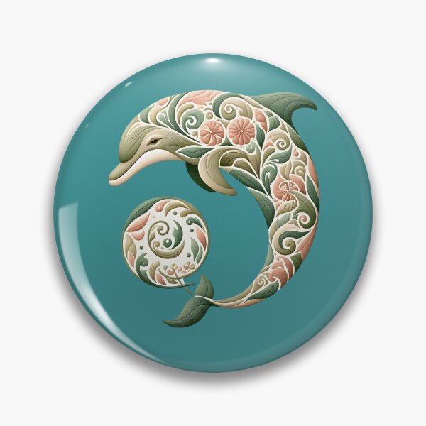 Item preview, Bottlenose Dolphin Botanical Nature Art Illustration3 designed and sold by BirdsnStuff.