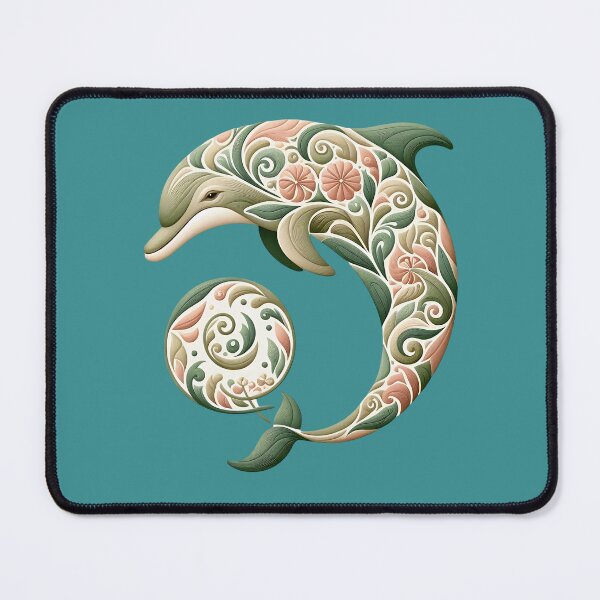 Item preview, Bottlenose Dolphin Botanical Nature Art Illustration3 designed and sold by BirdsnStuff.