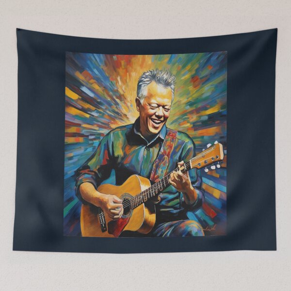 Item preview, "Musical Fusion: Tommy Emmanuel's Dynamic Guitar Performance" designed and sold by Artisticanvas.