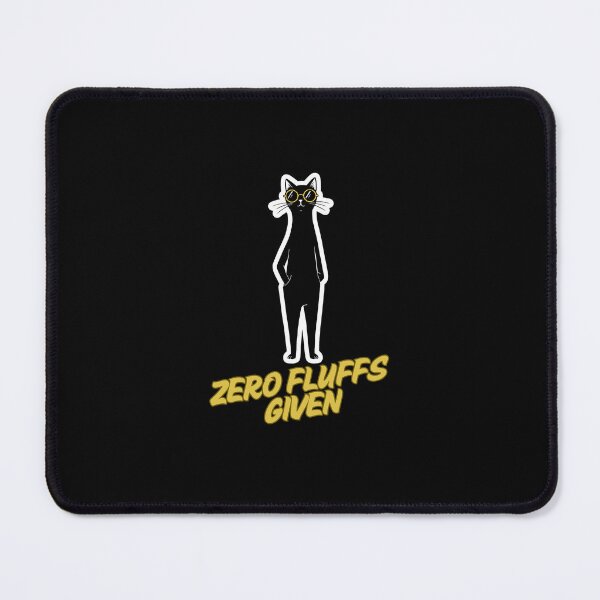 Item preview, Black Cat – Zero Fluffs Given Attitude designed and sold by Meow Cat.