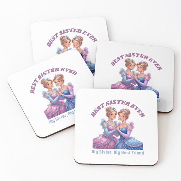 Item preview, Best Sister Ever - Cute Princess Sisters Illustration | My Sister, My Best Friend | Perfect for Siblings Day Gifts & Apparel designed and sold by InsightA.