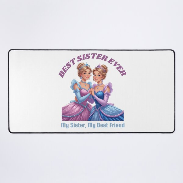 Item preview, Best Sister Ever - Cute Princess Sisters Illustration | My Sister, My Best Friend | Perfect for Siblings Day Gifts & Apparel designed and sold by InsightA.