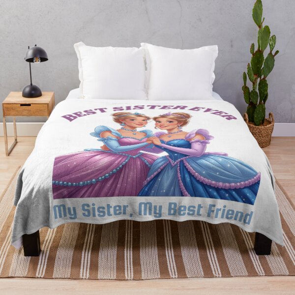 Item preview, Best Sister Ever - Cute Princess Sisters Illustration | My Sister, My Best Friend | Perfect for Siblings Day Gifts & Apparel designed and sold by InsightA.