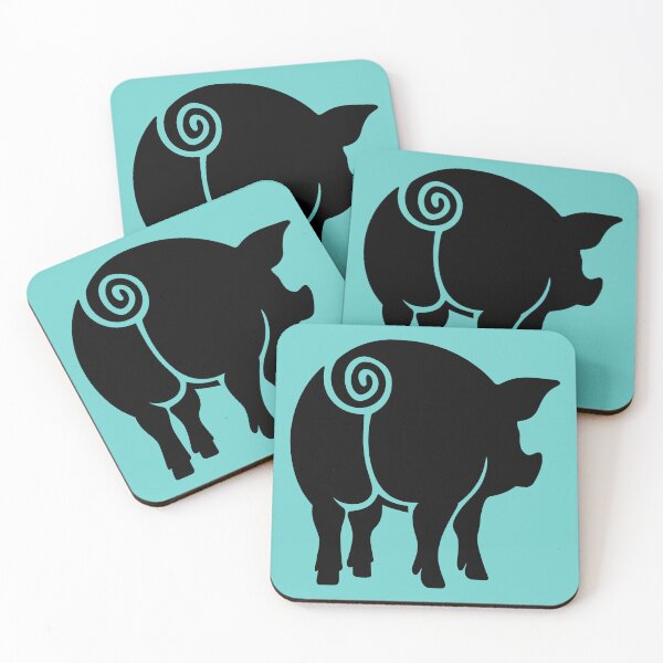 Item preview, Funny Pig Butt Farm Animal Art designed and sold by theartfulaspie.