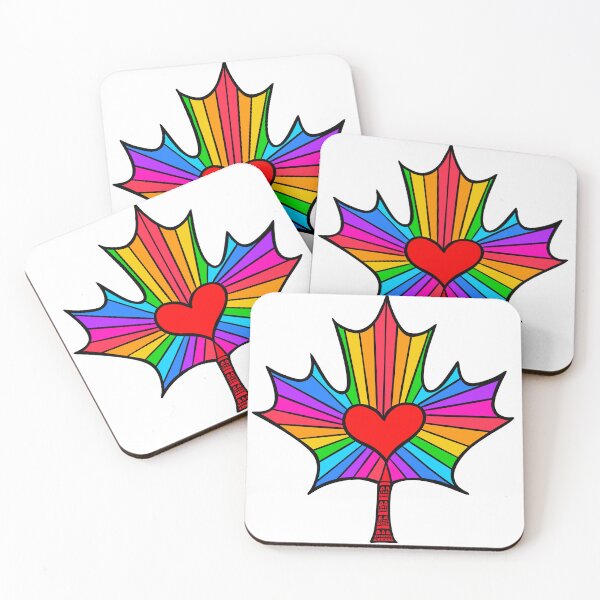 Item preview, Canada Pride Maple Leaf designed and sold by Julie Erin Designs.