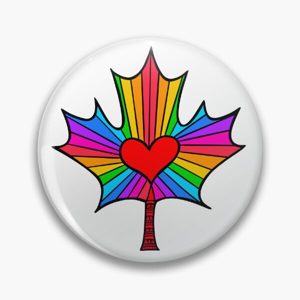 Item preview, Canada Pride Maple Leaf designed and sold by Julie Erin Designs.