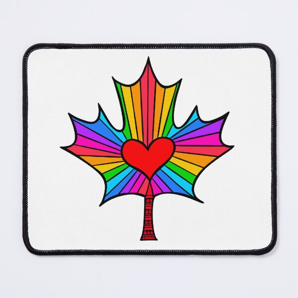 Item preview, Canada Pride Maple Leaf designed and sold by Julie Erin Designs.