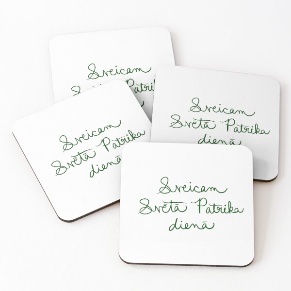 Item preview, Happy Saint Patrick’s Day in Latvian designed and sold by abeink.