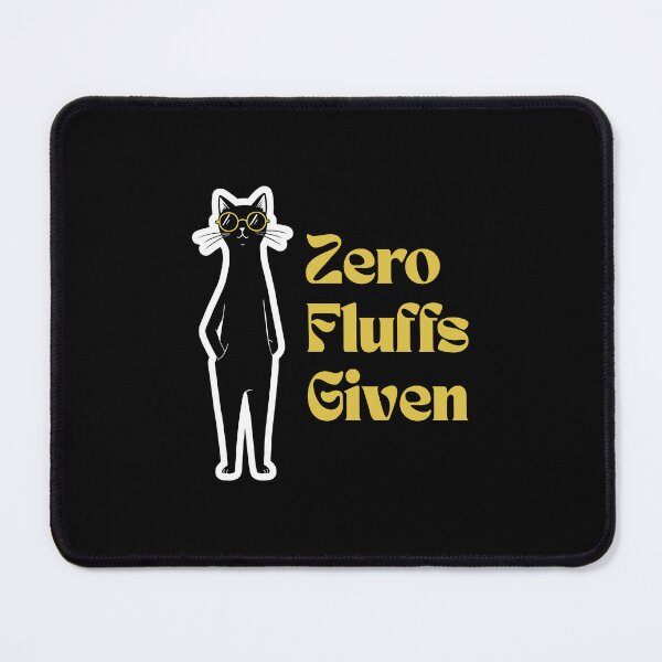 Item preview, Sassy Black Cat – Zero Fluffs Given Expression designed and sold by Meow Cat.