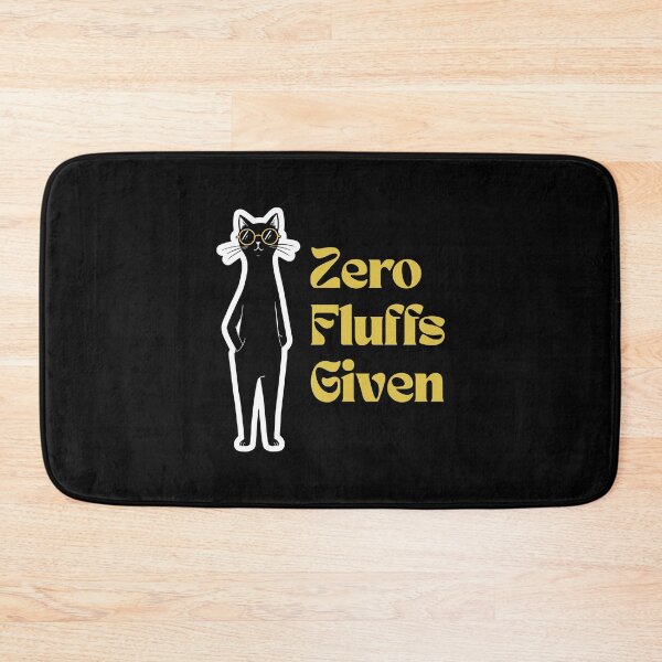 Item preview, Sassy Black Cat – Zero Fluffs Given Expression designed and sold by Meow Cat.