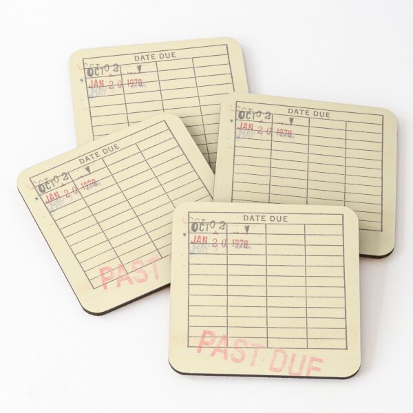 Item preview, Library Due Date Card  designed and sold by RaddyMae.